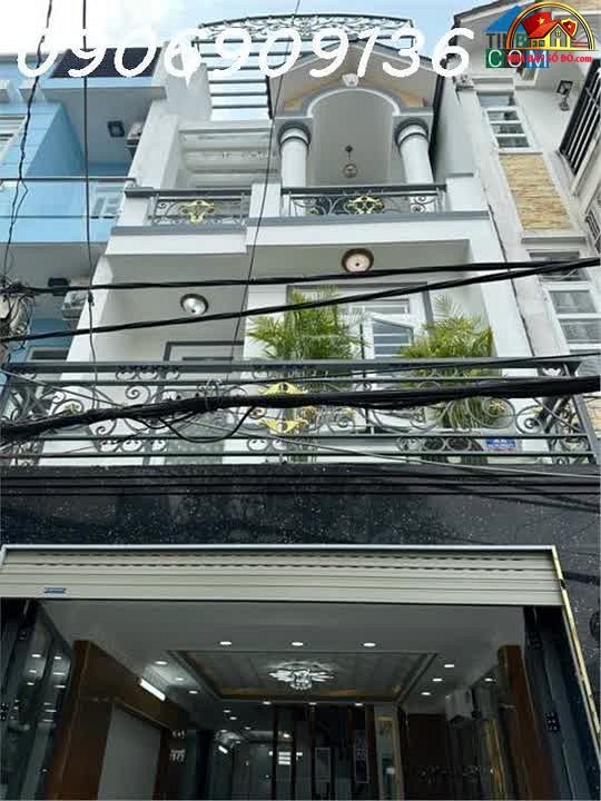 Nhà đất sổ đỏ Nhà Bè 6.2 tỷ, 4 tầng mới, hẻm xe hơi, đầy đủ nội thất