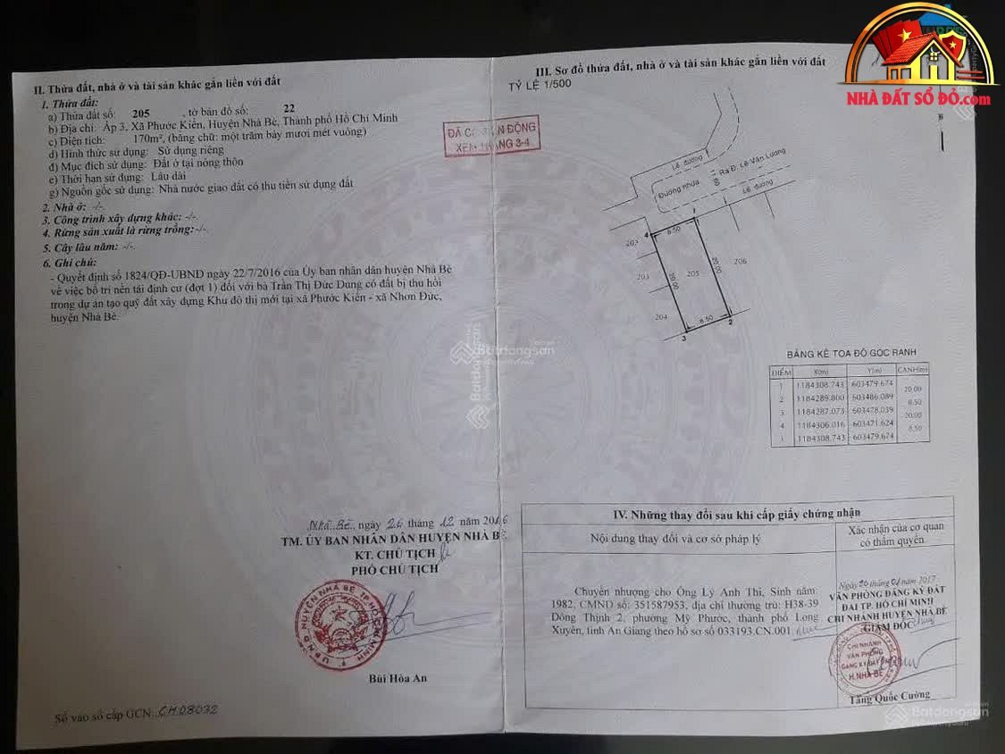 Bán nhanh đất nền dự án Lập Phúc, chỉ 11.05 tỷ … – Bán đất Huyện Nhà Bè – TP Hồ Chí Minh giá 10 – 15 tỷ