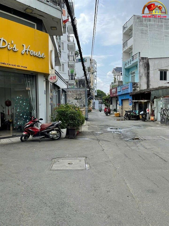 Nhà đất sổ đỏ Gò Vấp 68m2 đẹp, hẻm thông kinh doanh đường Phạm Văn Chiêu