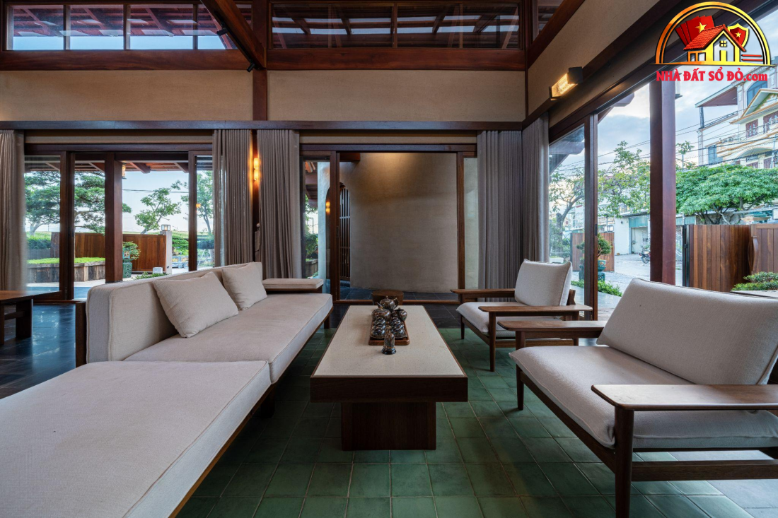 Nhà 3 thế hệ tại Quảng Ninh: Cấu trúc chữ U tái hiện nếp nhà ba gian- Ảnh 5. Nhà 3 thế hệ tại Quảng Ninh: Cấu trúc chữ U tái hiện nếp nhà ba gian- Ảnh 5.