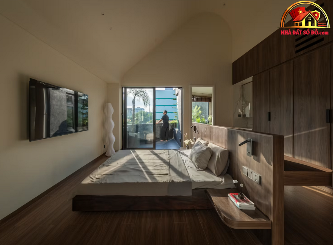 Nhà lô góc Phan Rang: Lớp vỏ đá rửa và phương án hướng nội ứng xử với nắng gió- Ảnh 9.