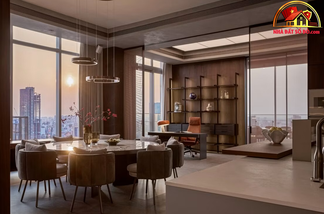 Penthouse hướng sông Sài Gòn: Phong cách nghỉ dưỡng và sự chuyển tiếp không gian vô hình- Ảnh 1.