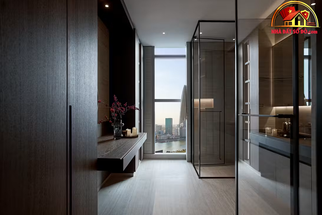 Penthouse hướng sông Sài Gòn: Phong cách nghỉ dưỡng và sự chuyển tiếp không gian vô hình- Ảnh 11.
