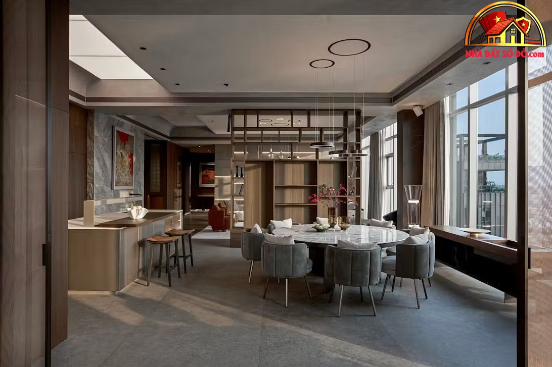 Penthouse hướng sông Sài Gòn: Phong cách nghỉ dưỡng và sự chuyển tiếp không gian vô hình- Ảnh 2.