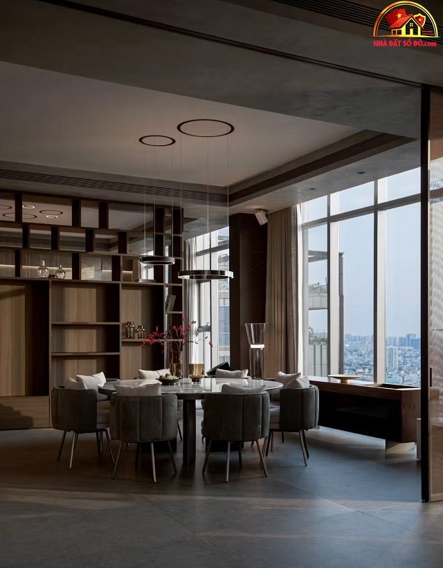 Penthouse hướng sông Sài Gòn: Phong cách nghỉ dưỡng và sự chuyển tiếp không gian vô hình- Ảnh 7.
