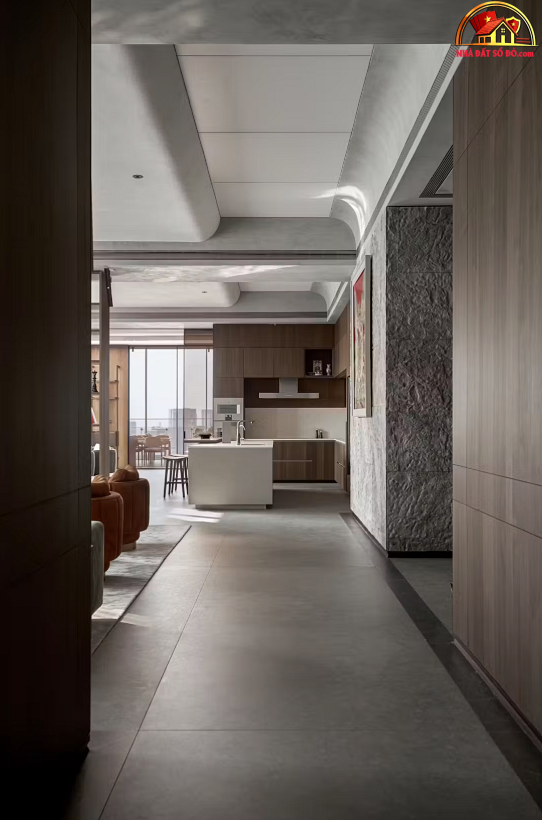 Penthouse hướng sông Sài Gòn: Phong cách nghỉ dưỡng và sự chuyển tiếp không gian vô hình- Ảnh 9.