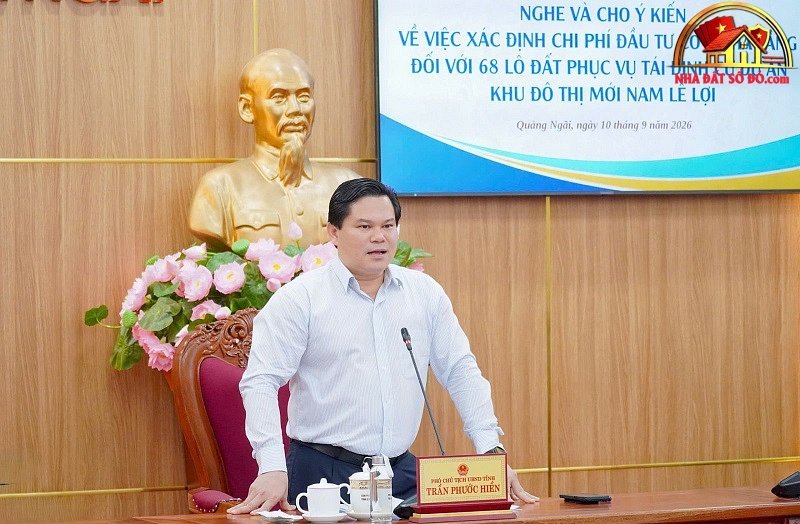Quảng Ngãi yêu cầu xác định chi phí đầu tư 68 lô đất tái định cư khu đô thị Nam Lê Lợi- Ảnh 1. Quảng Ngãi yêu cầu xác định chi phí đầu tư 68 lô đất tái định cư khu đô thị Nam Lê Lợi- Ảnh 1.