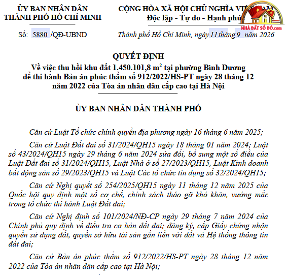 Xu hướng thu hồi đất thổ cư tại TP.HCM 2026 - Review Nhà Phố - Mua bán nhà phố - Reviewnhapho.com