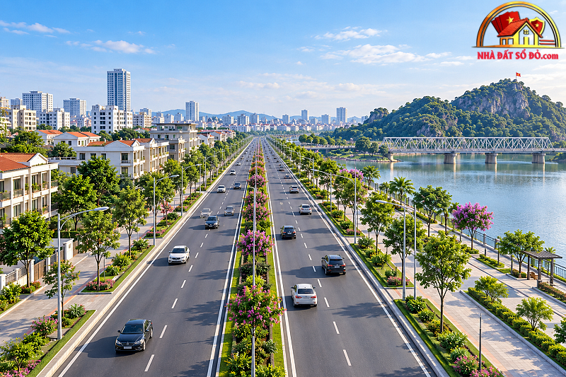 Thanh Hóa đầu tư 700 tỷ đồng mở rộng gần 4km đường Trường Thi - Hàm Rồng- Ảnh 1.