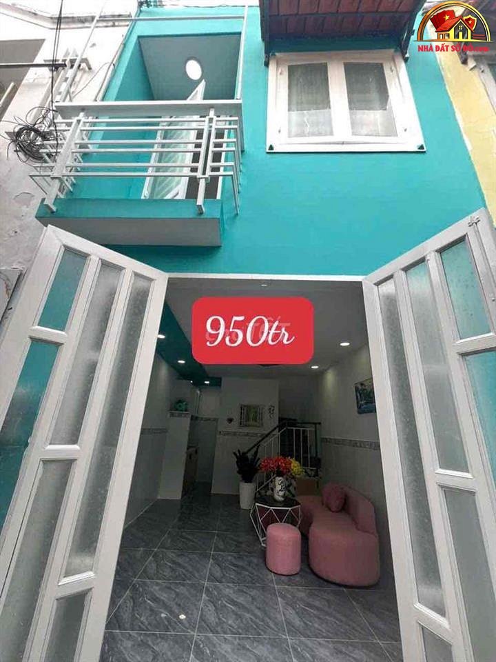 Nhà đất sổ đỏ Thạnh Lộc Quận 12 TP.HCM giá 950 triệu