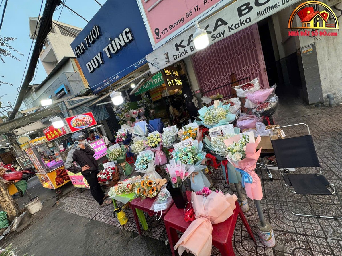 Sang nhượng shop hoa mặt tiền đường 17, quận 7 – 60 triệu – NHÀ ĐẤT BẤT ĐỘNG SẢN SỔ ĐỎ
