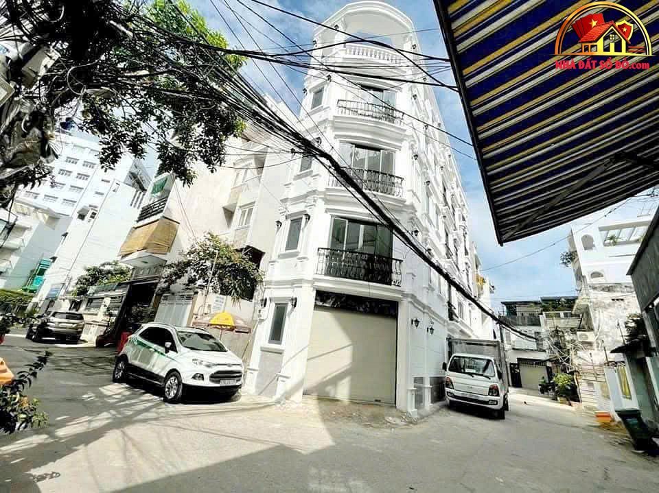 Nhà đất sổ đỏ TP.HCM – Nhà phố góc Nguyễn Xí Bình Thạnh 5 tầng hiện đại giá 10,4 tỷ