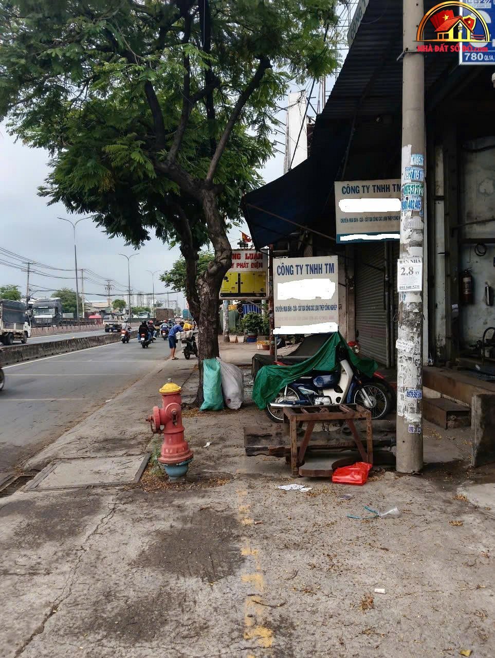 Bán nhà đất sổ đỏ mặt tiền Quốc Lộ 1A Bình Tân giá 7,8 tỷ
