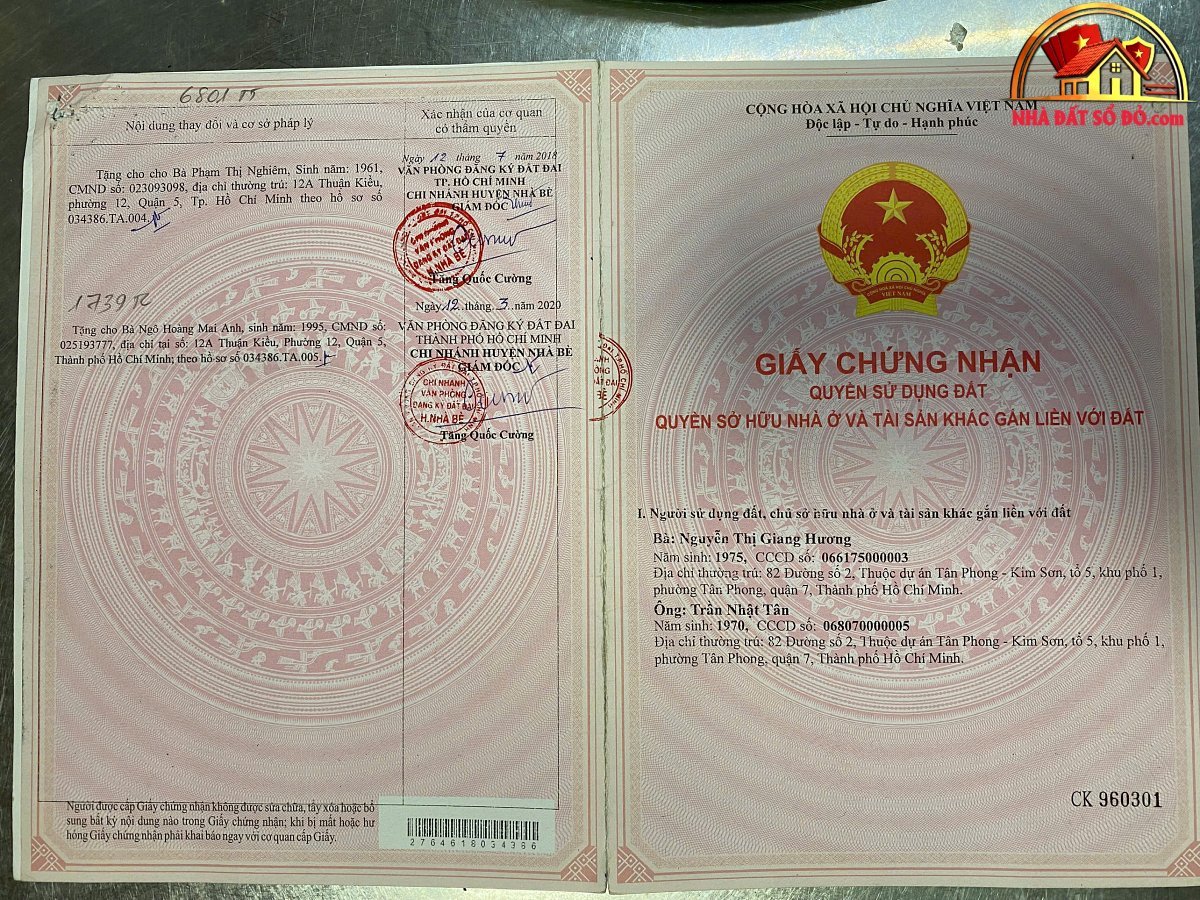 Bán đất thổ cư 125m2 giá 13,6 tỷ – Nguyễn Hữu Thọ – Phước Kiển – Nhà Bè – NHÀ ĐẤT BẤT ĐỘNG SẢN SỔ ĐỎ