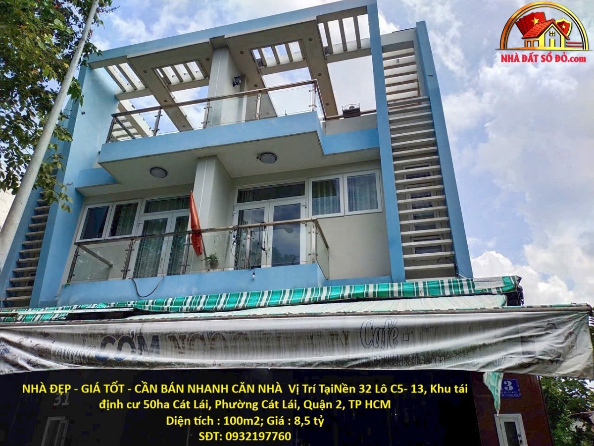 Nhà đẹp giá tốt cần bán nhanh tại Cát Lái, Quận 2 – 100m2 – 8,5 tỷ