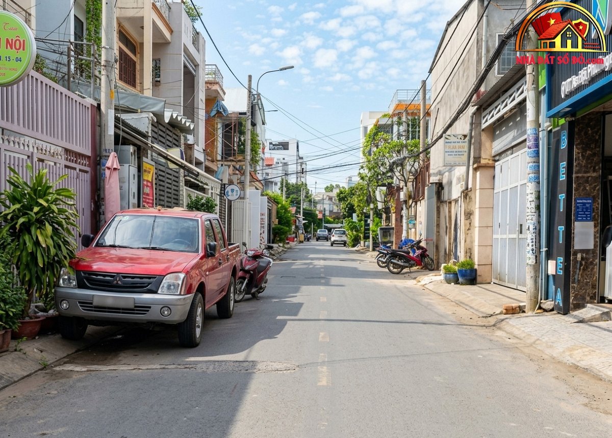 Nhà đất sổ đỏ TP.HCM đất tặng nhà nở hậu cạnh chợ Thạch Đà 38 tỷ