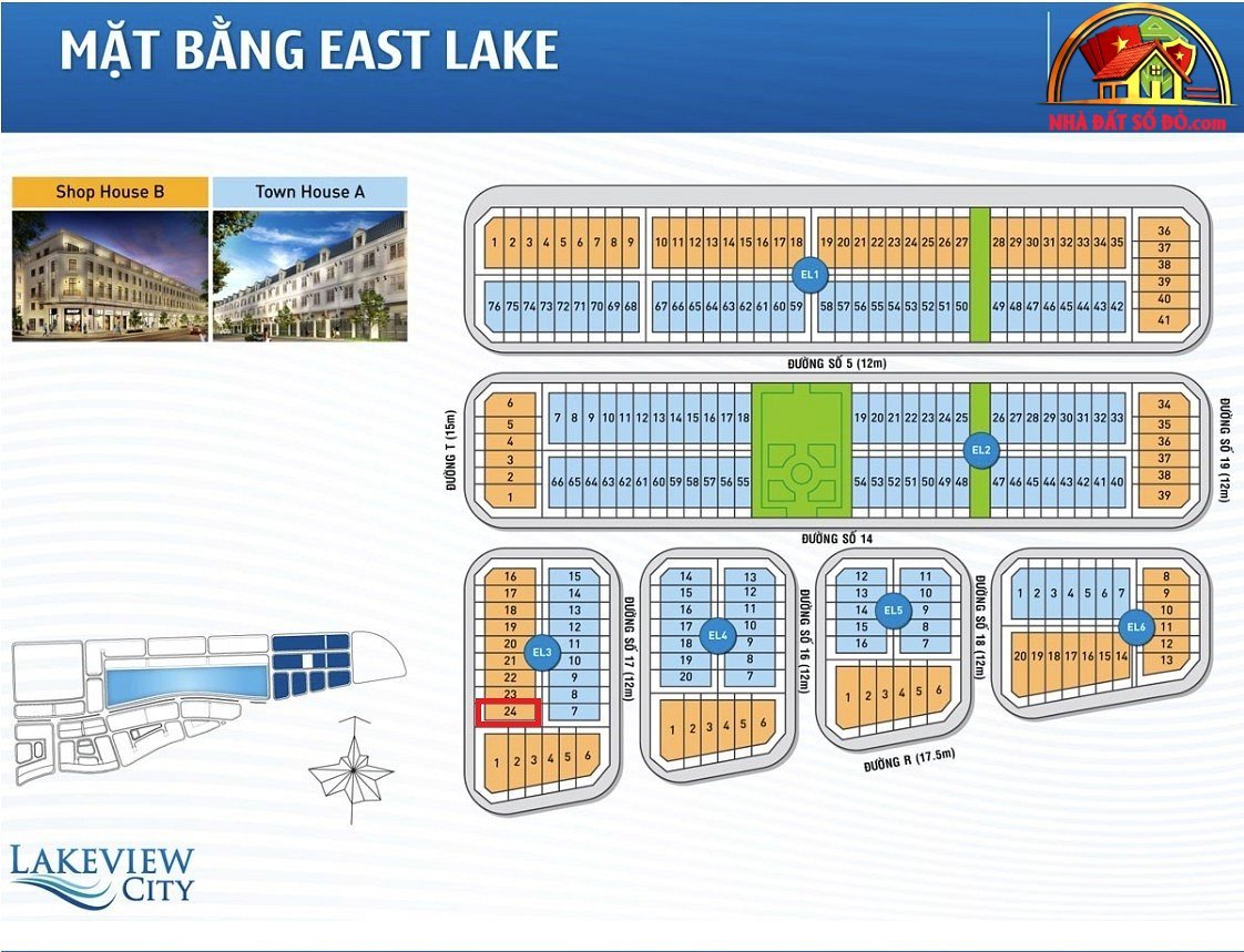 Bán nhà phố thương mại Lakeview City – 140m2 – 30 tỷ – Quận 2