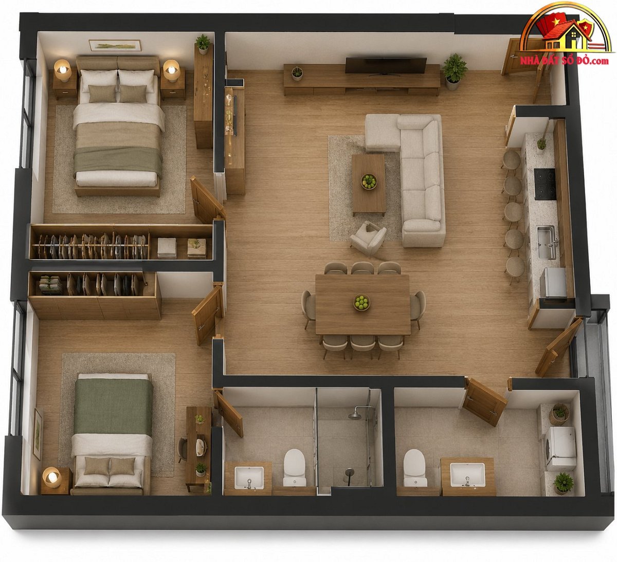 Căn góc 65.03m2 – Giá 5.88 tỷ chưa chiết khấ… – Bán nhà trong ngõ, hẻm Huyện Nhà Bè – TP Hồ Chí Minh giá 5 – 7 tỷ