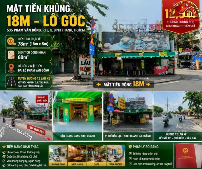 Nhà góc 2 mặt tiền Phạm Văn Đồng, ngang 18m, giá 1… – Bán nhà mặt phố Huyện Tân Sơn – Phú Thọ giá 10 – 15 tỷ