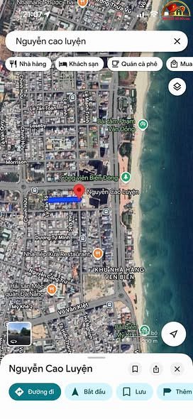 Bán đất biệt thự 300m2 đường Nguyễn Cao Luyện, giá 45 tỷ – Đà Nẵng