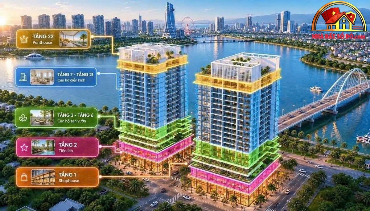 Căn hộ S-Light Tower 59m2 giá chỉ 3.39 tỷ – Đầu tư sinh lời cao