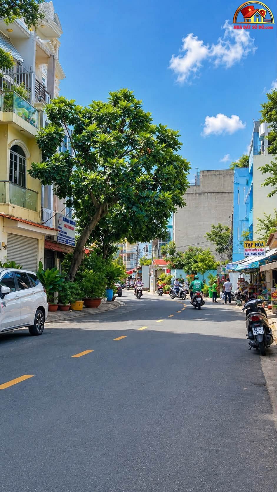 Nhà đất sổ đỏ mặt tiền kinh doanh gần Aeon Mall Tân Phú 56m2 giá 8,8 tỷ