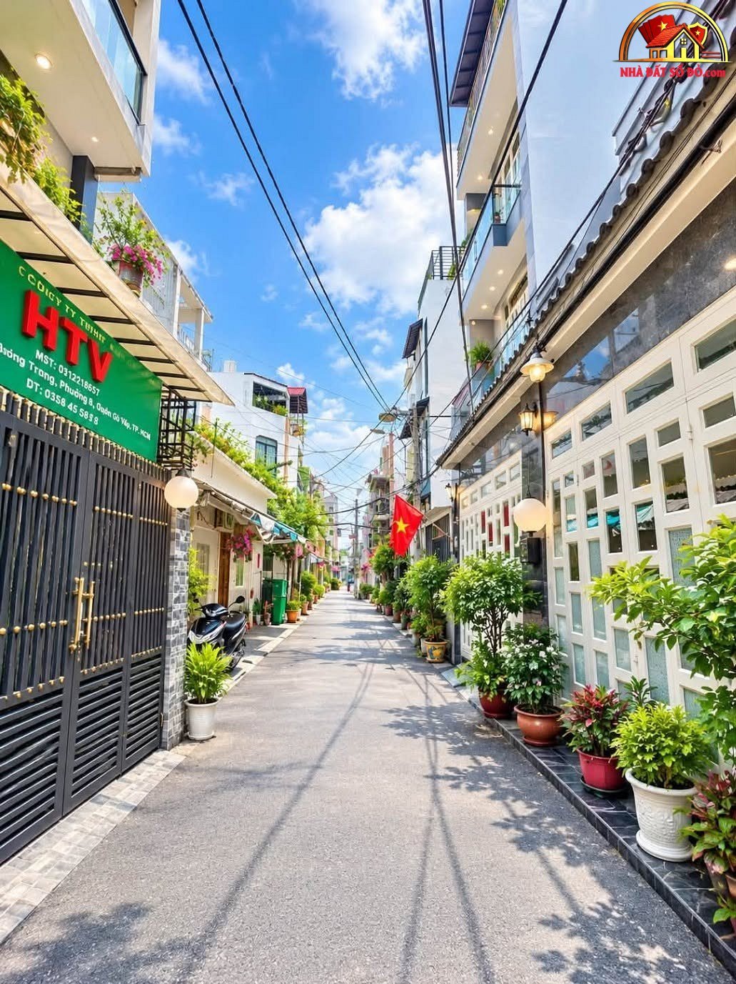 Nhà đất sổ đỏ TP.HCM 5,68 tỷ sở hữu nhà mới 4 tầng 2 mặt hẻm xe hơi ngay Quang Trung