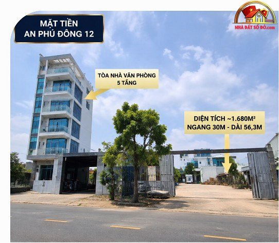Mặt tiền An Phú Đông 12, 1680m², giá 53 tỷ –… – Bán kho xưởng Huyện An Phú – An Giang giá 40 – 80 tỷ