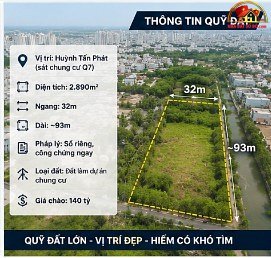 Quỹ đất 2.890m² sát chung cư Q7, giá 140 tỷ –… – Bán nhà trong ngõ, hẻm Quận 7 – TP Hồ Chí Minh giá Trên 80 tỷ