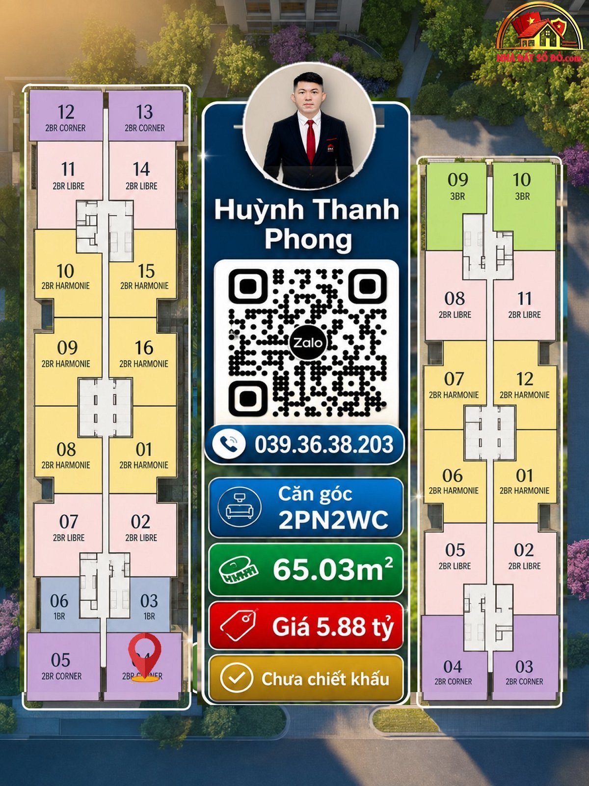 Căn góc 65.03m2 – Giá 5.88 tỷ chưa chiết khấ… – Bán nhà trong ngõ, hẻm Huyện Nhà Bè – TP Hồ Chí Minh giá 5 – 7 tỷ