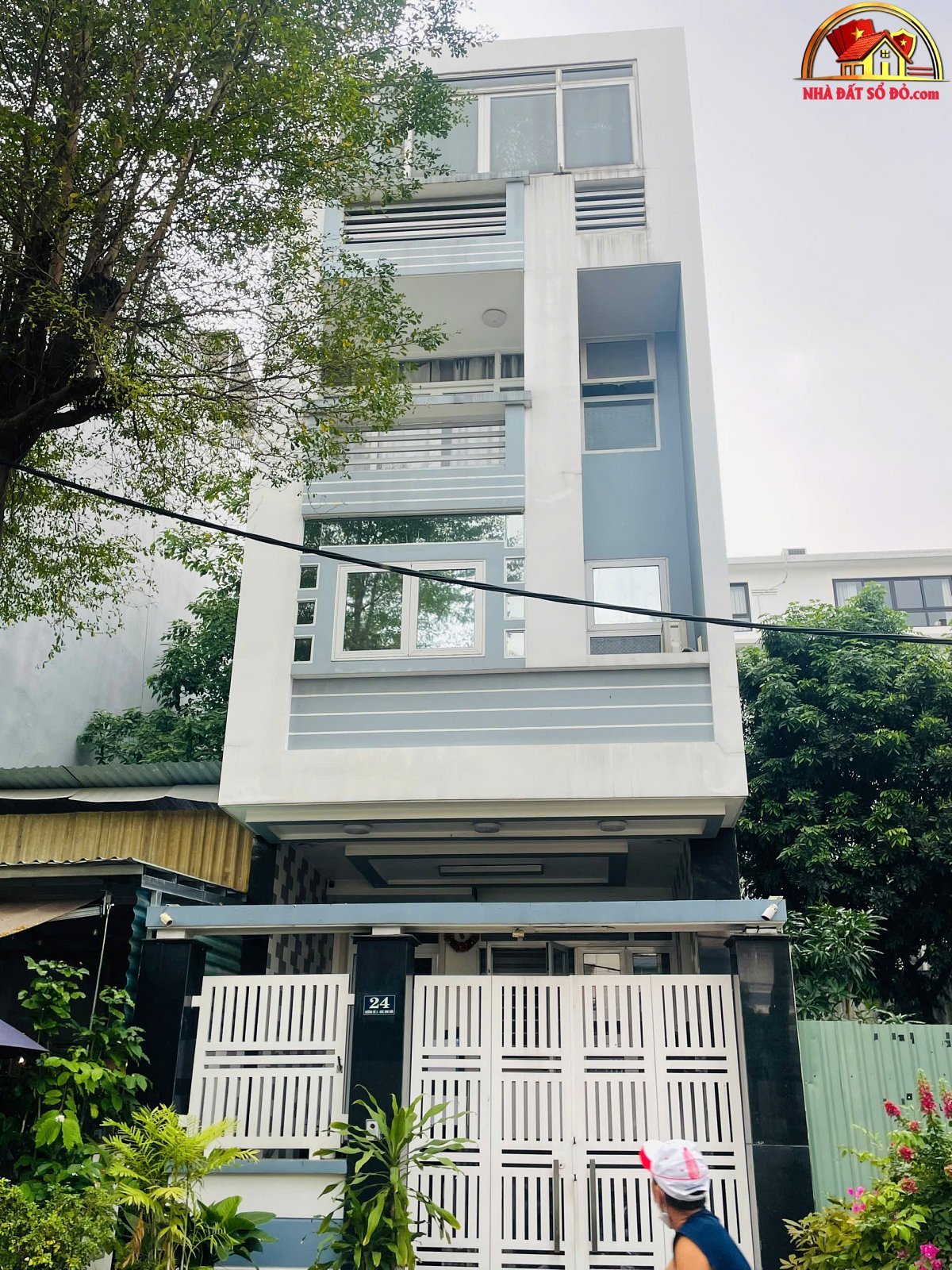 Nhà đất sổ đỏ TP.HCM Hầm 4 Tầng Đường 2 Khu Kim Sơn Phường Tân Phong