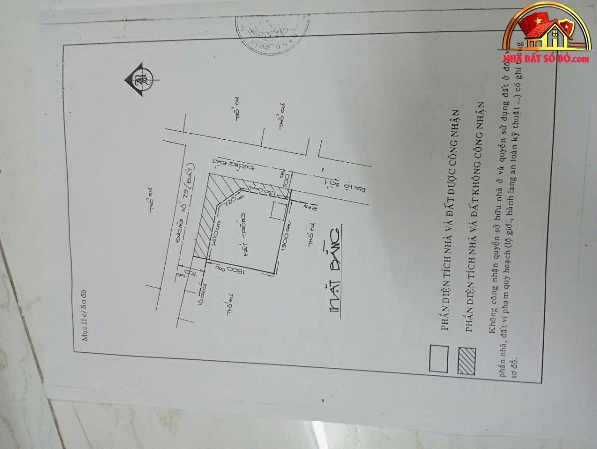 Nhà đất sổ đỏ TP.HCM – Đất góc 2 mặt tiền đường 79 Phường Tân Quy Quận 7, DT 330m2, giá 76 tỷ