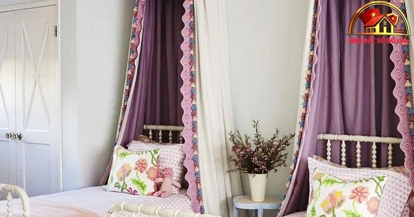 Những kiểu phòng ngủ độc đáo với màu tím cho không gian hiện đại