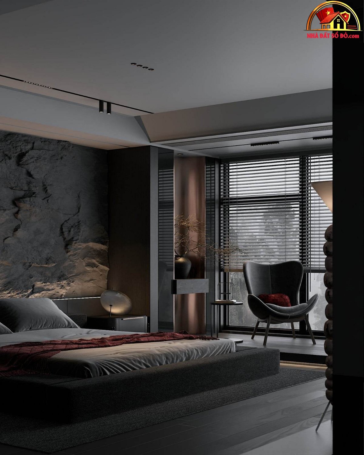 Biệt thự đen huyền bí rộng 650m2 ở Sài Gòn, mang đậm tính nghệ thuật - Ảnh 12.