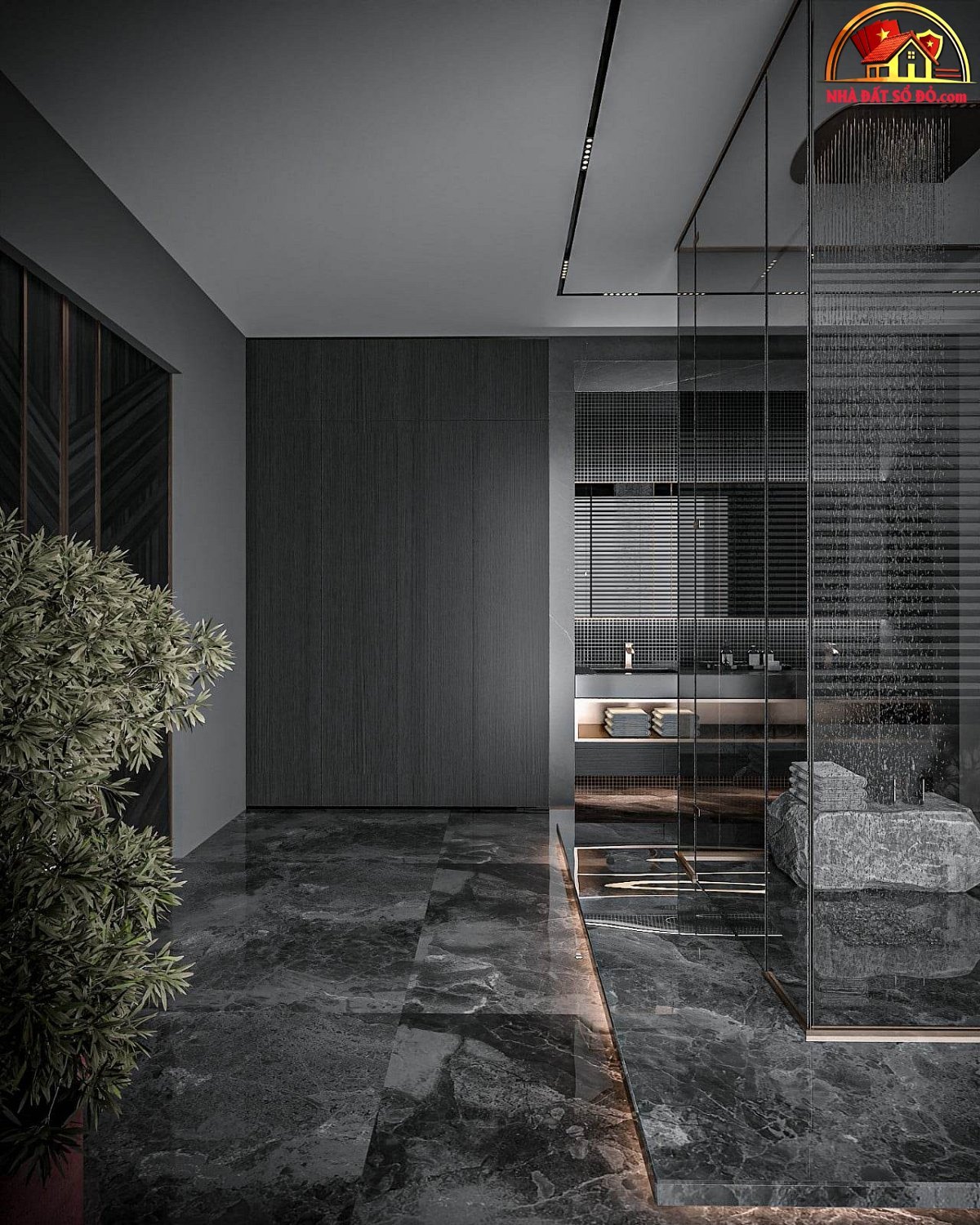 Biệt thự đen huyền bí rộng 650m2 ở Sài Gòn, mang đậm tính nghệ thuật - Ảnh 7.