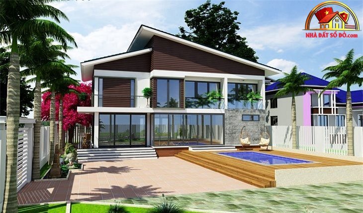 9 mẫu biệt thự 2 tầng hiện đại được xây dựng nhiều nhất hiện nay - Ảnh 3.