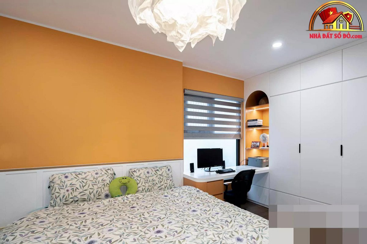 Căn hộ xanh bơ dịu dàng, đường nét thiết kế bắt mắt - Ảnh 20. Căn hộ xanh bơ dịu dàng, đường nét thiết kế bắt mắt - Ảnh 20.