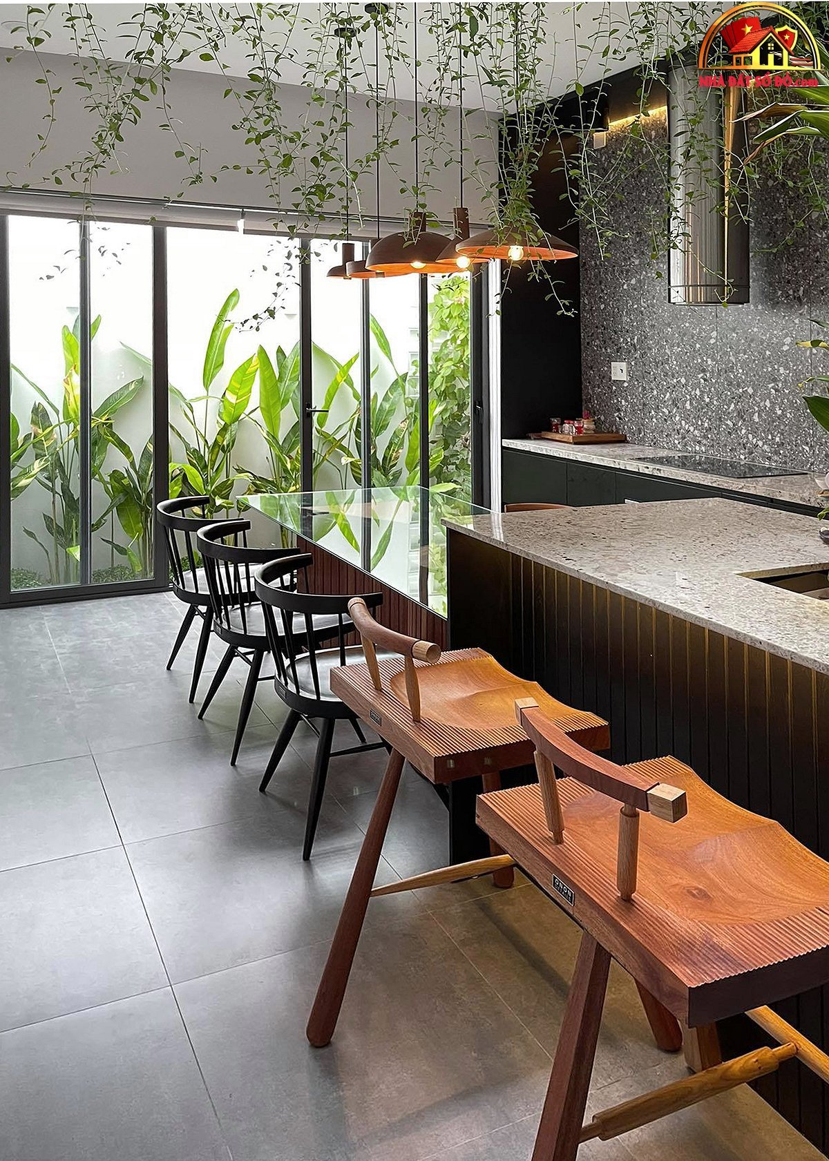 Nhà hướng Tây xanh mướt từ ngoài vào trong - Ảnh 5. Nhà hướng Tây xanh mướt từ ngoài vào trong - Ảnh 5.
