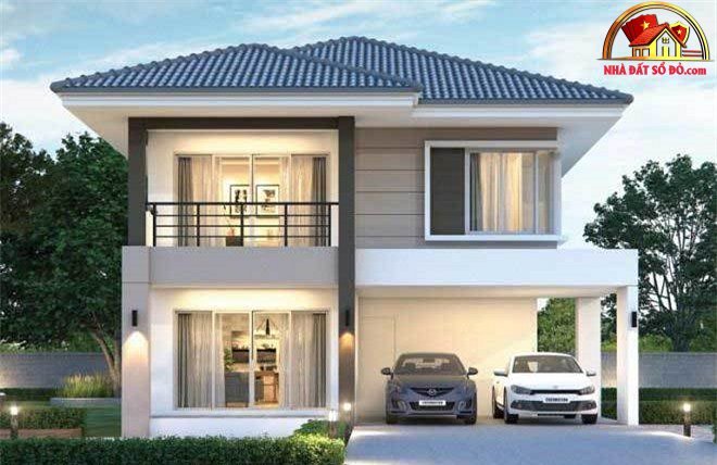 9 mẫu biệt thự 2 tầng hiện đại được xây dựng nhiều nhất hiện nay - Ảnh 6.