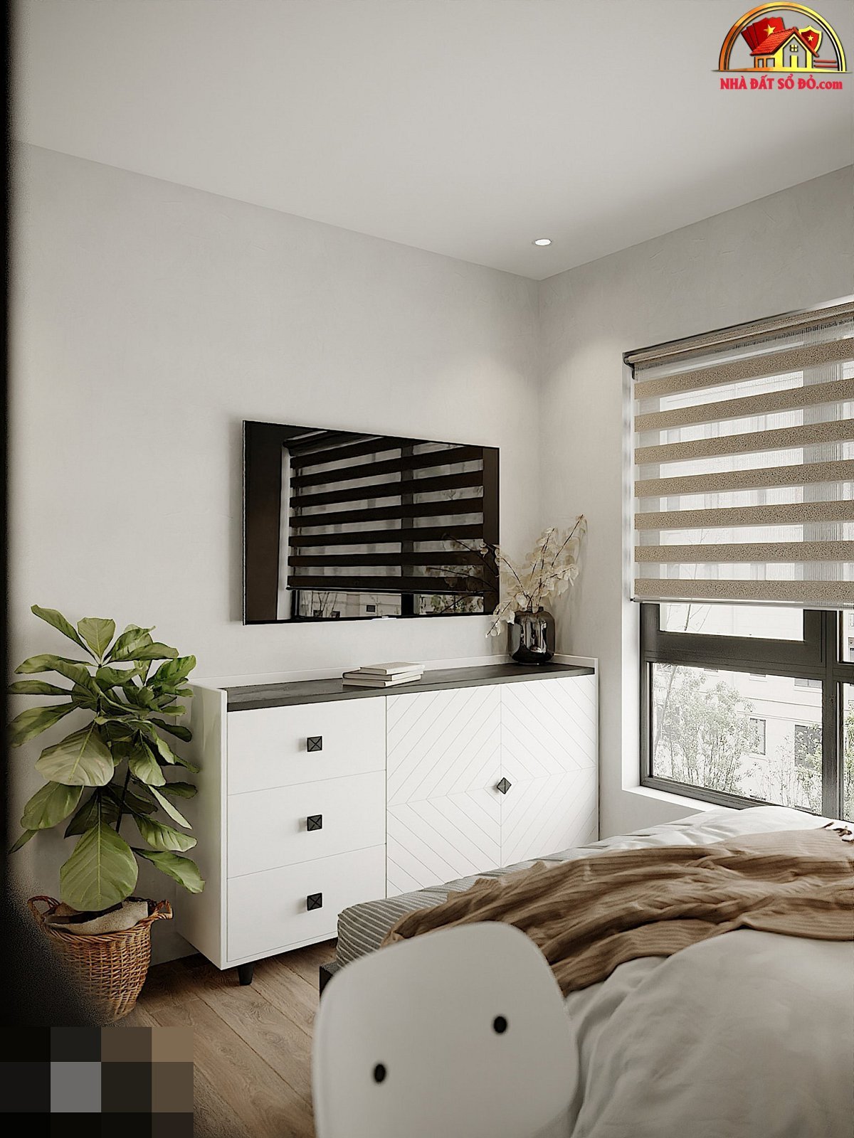 Căn hộ chỉ dùng 2 màu đen và trắng ở Hà Nội vẫn sang, xịn đến bất ngờ - Ảnh 9. Căn hộ chỉ dùng 2 màu đen và trắng ở Hà Nội vẫn sang, xịn đến bất ngờ - Ảnh 9.